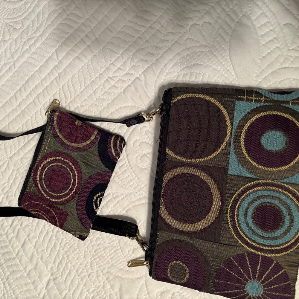 Danny K crossbody purse and matching wallet